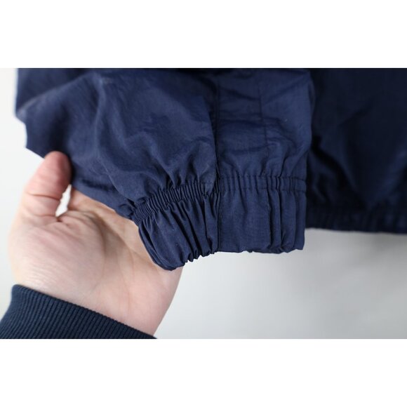 Vtg 90s Nike Womens Small Travis Scott Center Swoosh Cropped Windbreaker Jacket - Picture 9 of 16